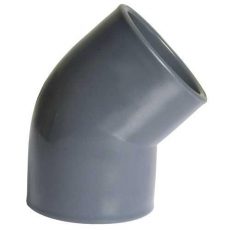 Cot din PVC la 45 de grade 63 mm