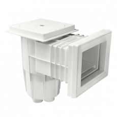 Skimmer standard din ABS EMAUX EM0130-SV cu gura mica pentru piscine placate cu liner
