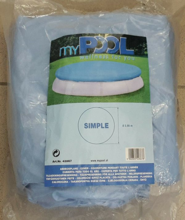 Prelata cu snur myPool pentru piscine cu inel gonflabil cu diametrul de 366 cm 42867